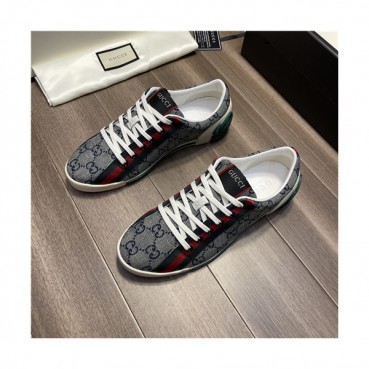 Gucci 2021 Men's Canvas Sneakers,GUCS1559 - 구찌 2021 남성용 캔버스 스니커즈,Size(240