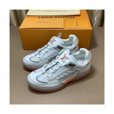 Louis Vuitton 2021 Men's Leather Sneakers,LOUS2103 - 루이비통 2021 남성용 레더 스니커즈,Size(240