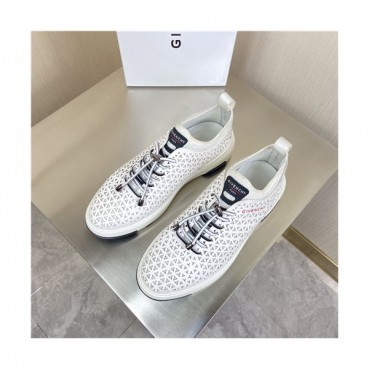 Givenchy 2021 Men's Leather Sneakers,GIVS0174 - 지방시 2021 남성용 레더 스니커즈,Size(240