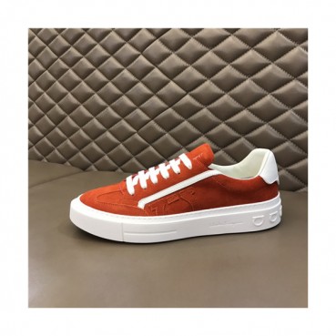 Salvatore Ferragamo 2021 Men's Leather Sneakers,FGMS0556 - 페라가모 2021 남성용 레더 스니커즈,Size(240