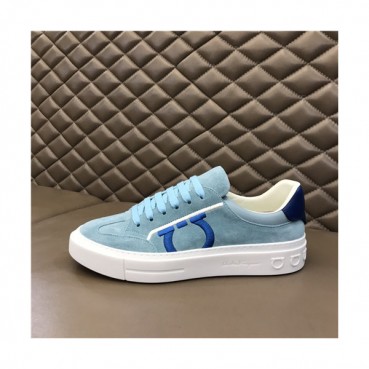 Salvatore Ferragamo 2021 Men's Leather Sneakers,FGMS0554 - 페라가모 2021 남성용 레더 스니커즈,Size(240