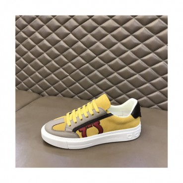 Salvatore Ferragamo 2021 Men's Leather Sneakers,FGMS0550 - 페라가모 2021 남성용 레더 스니커즈,Size(240