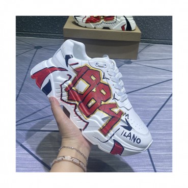 Dolce&Gabbana 2021 Men's Leather Sneakers,DGS0299 - 돌체앤가바나 2021 남성용 레더 스니커즈,Size(240