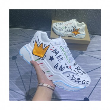 Dolce&Gabbana 2021 Men's Leather Sneakers,DGS0298 - 돌체앤가바나 2021 남성용 레더 스니커즈,Size(240