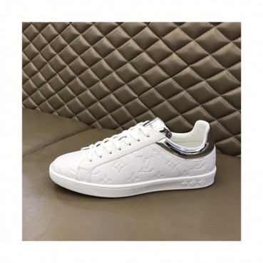 Louis Vuitton 2021 Men's Leather Sneakers,LOUS2101 - 루이비통 2021 남성용 레더 스니커즈,Size(240