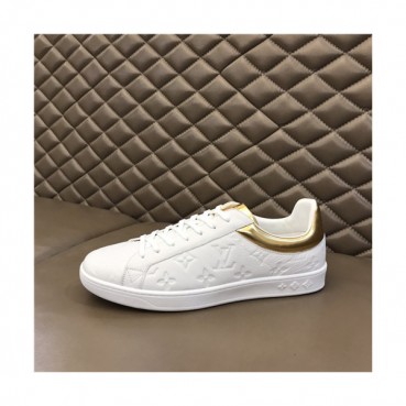 Louis Vuitton 2021 Men's Leather Sneakers,LOUS2100 - 루이비통 2021 남성용 레더 스니커즈,Size(240