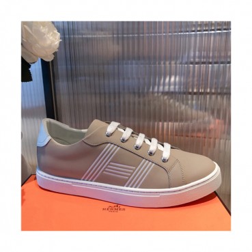 Hermes 2021 Men's Leather Sneakers,HERS0470 - 에르메스 2021 남성용 레더 스니커즈,Size(240