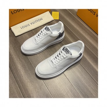 Louis Vuitton 2021 Men's Leather Sneakers,LOUS2069 - 루이비통 2021 남성용 레더 스니커즈,Size(240