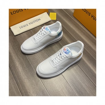 Louis Vuitton 2021 Men's Leather Sneakers,LOUS2068 - 루이비통 2021 남성용 레더 스니커즈,Size(240