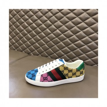 Gucci 2021 Men's Canvas Sneakers,GUCS1521 - 구찌 2021 남성용 캔버스 스니커즈,Size(240