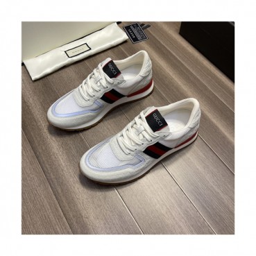 Gucci 2021 Men's Leather Sneakers,GUCS1481 - 구찌 2021 남성용 레더 스니커즈,Size(240