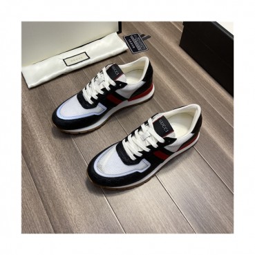 Gucci 2021 Men's Leather Sneakers,GUCS1480 - 구찌 2021 남성용 레더 스니커즈,Size(240