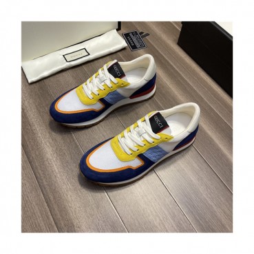 Gucci 2021 Men's Leather Sneakers,GUCS1479 - 구찌 2021 남성용 레더 스니커즈,Size(240