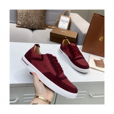 Loro Piana 2021 Men's Leather Sneakers,LOROS0066 - 로로피아나 2021 남성용 레더 스니커브,Size(240
