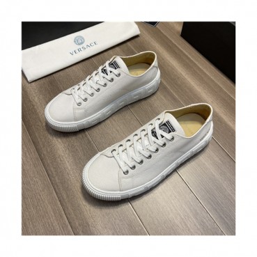 Versace 2021 Men's Canvas Sneakers,VERS0566 - 베르사체 2021 남성용 캔버스 스니커즈,Size(240