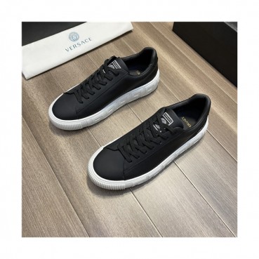 Versace 2021 Men's Leather Sneakers,VERS0562 - 베르사체 2021 남성용 레더 스니커즈,Size(240