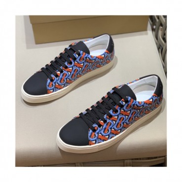 Burberry 2021 Men's Leather Sneakers,BURS0167 - 버버리 2021 남성용 레더 스니커즈,Size(240