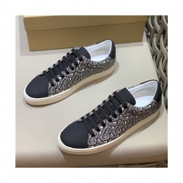 Burberry 2021 Men's Leather Sneakers,BURS0166 - 버버리 2021 남성용 레더 스니커즈,Size(240