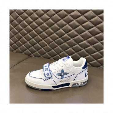 [매장판]Louis Vuitton 2021 Men's Leather Sneakers,LOUS1989 - 루이비통 2021 남성용 레더 스니커즈,Size(240