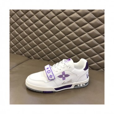 [매장판]Louis Vuitton 2021 Men's Leather Sneakers,LOUS1989 - 루이비통 2021 남성용 레더 스니커즈,Size(240