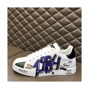 Dolce&Gabbana 2021 Men's Leatehr Sneakers,DGS0278 - 돌체앤가바나 2021 남성용 레더 스니커즈,Size(240