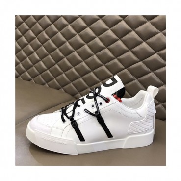 Dolce&Gabbana 2021 Men's Leatehr Sneakers,DGS0274 - 돌체앤가바나 2021 남성용 레더 스니커즈,Size(240