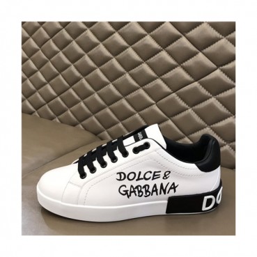 Dolce&Gabbana 2021 Men's Leatehr Sneakers,DGS0260 - 돌체앤가바나 2021 남성용 레더 스니커즈,Size(240
