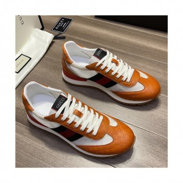[매장판]Gucci 2021 Men's Leather Sneakers,GUCS1439 - 구찌 2021 남성용 레더 스니커즈,Size(240