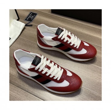 [매장판]Gucci 2021 Men's Leather Sneakers,GUCS1438 - 구찌 2021 남성용 레더 스니커즈,Size(240