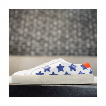 [매장판]Saint Laurent 2021 Men's Leather Sneakers,SLS0102 - 입생로랑 2021 남성용 레더 스니커즈,Size(240