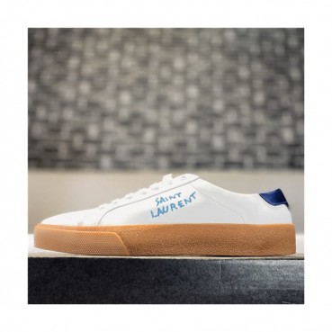 [매장판]Saint Laurent 2021 Men's Leather Sneakers,SLS0096 - 입생로랑 2021 남성용 레더 스니커즈,Size(240