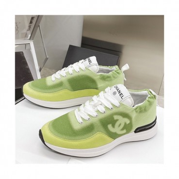[올봄/여름 잇템]Chanel 2021 Women's Leather Sneakers,CHAS0598 - 샤넬 2021 여성용 레더 스니커즈,Size(225