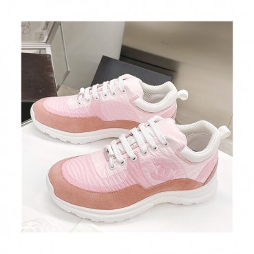 [올봄/여름 잇템]Chanel 2021 Women's Leather Sneakers,CHAS0594 - 샤넬 2021 여성용 레더 스니커즈,Size(225