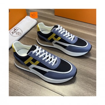 [매장판]Hermes 2021 Men's Leather Sneakers,HERS0435 - 에르메스 2021 남성용 레더 스니커즈,Size(240