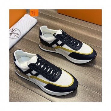 [매장판]Hermes 2021 Men's Leather Sneakers,HERS0434 - 에르메스 2021 남성용 레더 스니커즈,Size(240