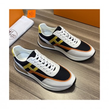 [매장판]Hermes 2021 Men's Leather Sneakers,HERS0433 - 에르메스 2021 남성용 레더 스니커즈,Size(240