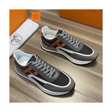 [매장판]Hermes 2021 Men's Leather Sneakers,HERS0432 - 에르메스 2021 남성용 레더 스니커즈,Size(240