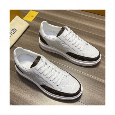 [트랜디]Louis Vuitton 2021 Men's Leathet Sneakers,LOUS1969 - 루이비통 2021 남성용 레더 스니커즈,Size(240