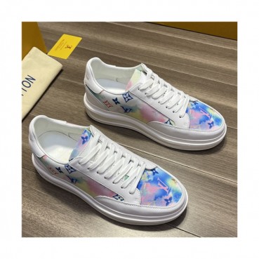 Louis Vuitton 2021 Men's Leathet Sneakers,LOUS1968 - 루이비통 2021 남성용 레더 스니커즈,Size(240
