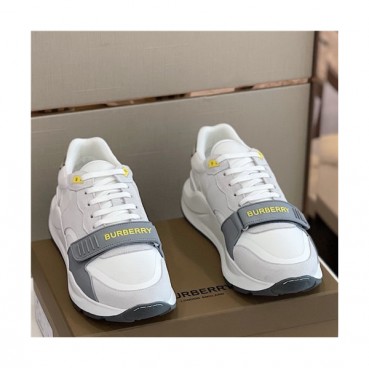 Burberry 2021 Men's Leather Sneakers - 버버리 2021 남성용 레더 스니커즈,Size(240