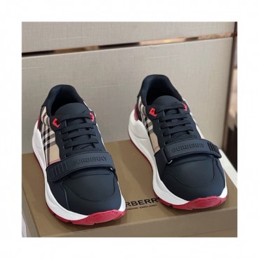 Burberry 2021 Men's Leather Sneakers - 버버리 2021 남성용 레더 스니커즈,Size(240