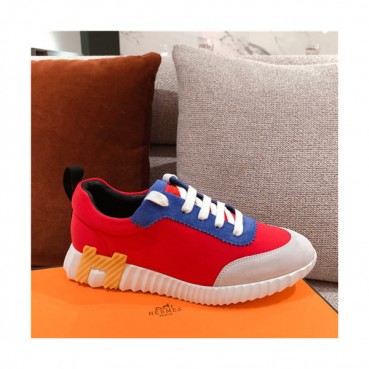 Hermes 2021 Men's Fabric Sneakers - 에르메스 2021 남성용 패브릭 스니커즈,Size(240