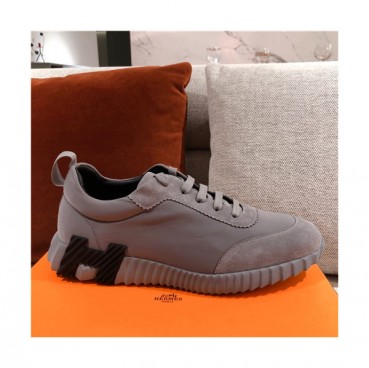 Hermes 2021 Men's Fabric Sneakers - 에르메스 2021 남성용 패브릭 스니커즈,Size(240