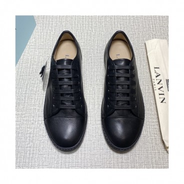 Lanvin 2021 Men's Leather Sneakers - 랑방 2021 남성용 레더 스니커즈,Size(240