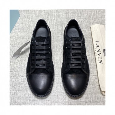 Lanvin 2021 Men's Leather Sneakers - 랑방 2021 남성용 레더 스니커즈,Size(240