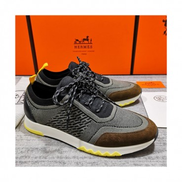 Hermes 2021 Men's Flyknit Sneakers - 에르메스 2021 남성용 플라이니트 스니커즈,Size(240