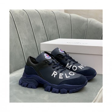 Moncler 2021 Men's Leather Sneakers - 몽클레어 2021 남성용 레더 스니커즈,Size(240