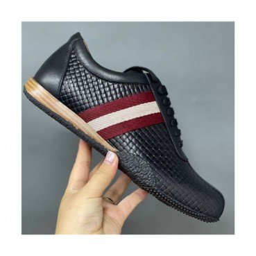 Bally 2021 Men's Leather Sneakers - 발리 2021 남성용 레더 스니커즈,Size(240