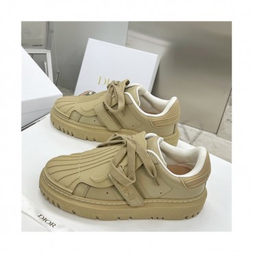 Dior 2021 Women's Leather Sneakers - 디올 2021 여성용 레더 스니커즈,Size(225