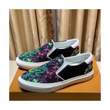 Louis Vuitton 2021 Men's Leather Sneakers - 루이비통 2021 남성용 레더 스니커즈,Size(240